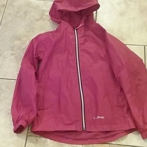 Red LL Bean Raincoat for boys or girls